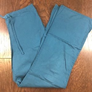 Teal Cherokee scrub pants